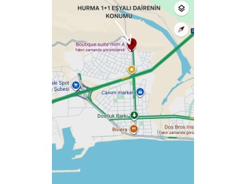 KİRALIK: KONYAALTI HURMA'DA YÜZME HAVUZLU LÜKS SİTE İÇİ 1+1